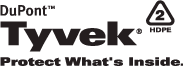 Dupont Tyvek Recycle Logo