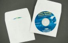 DVD Envelope - Plain White with Window and 1 1/2" Flap - Tyvek®