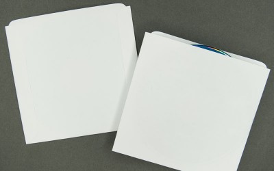 CD/DVD Sleeve - Plain White - Paper