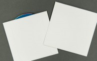 CD/DVD Sleeve - Plain White - No Window - No Flap - 12pt Paperboard with Tyvek® Liner