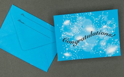 Gift Card Envelope - Congratulations - Cosmic