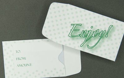 Gift Card Envelope - Enjoy