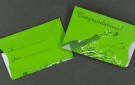 Gift Card Sleeve - Congratulations - Green
