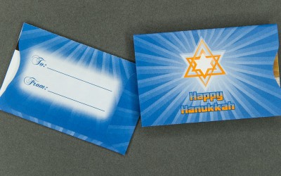 Gift Card Sleeve - Hanukkah