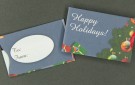 Gift Card Sleeve - Holiday - Blue
