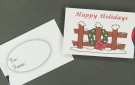 Gift Card Sleeve - Holiday - White