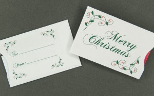 Merry Christmas Gift Card Sleeve