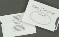 Hospitality Card Sleeve - Enjoy Your Stay