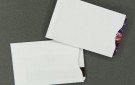Plain White Card Sleeve - Paper