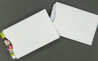 Plain White Card Sleeve - Paper - For 2 Cards