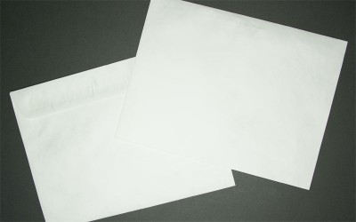 Large Tyvek® Mailing Envelope - Plain White - Open Side - 9" x 12"