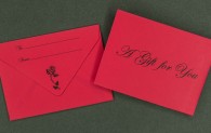 Gift Card Envelope - A Gift for You - Red