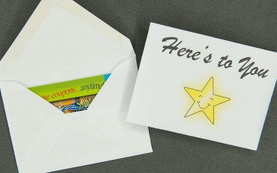 Gift Card Envelope - Here's to You