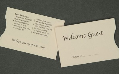 Hospitality Card Sleeve - Welcome Guest