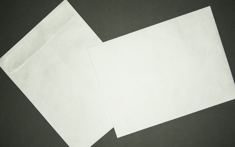 Large Tyvek® Mailing Envelope - Plain White - Open End - 10" x 13"