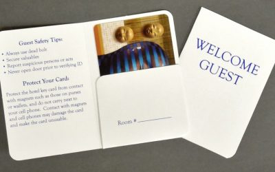 Welcome Guest 10 PT. Hotel Key Card Holder