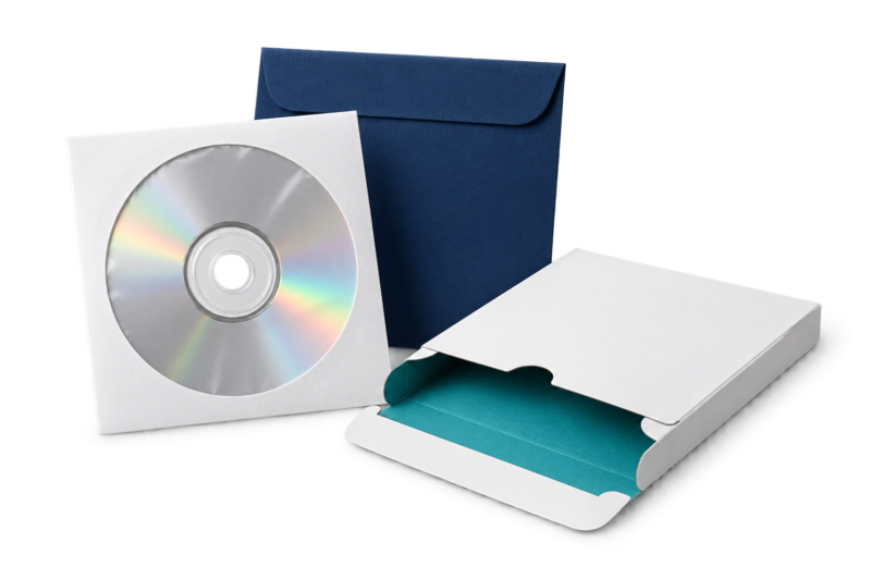 CD and DVD sleeves, envelopes, and protective mailers
