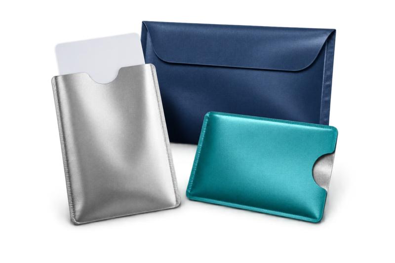 RFID-blocking card sleeves and envelopes