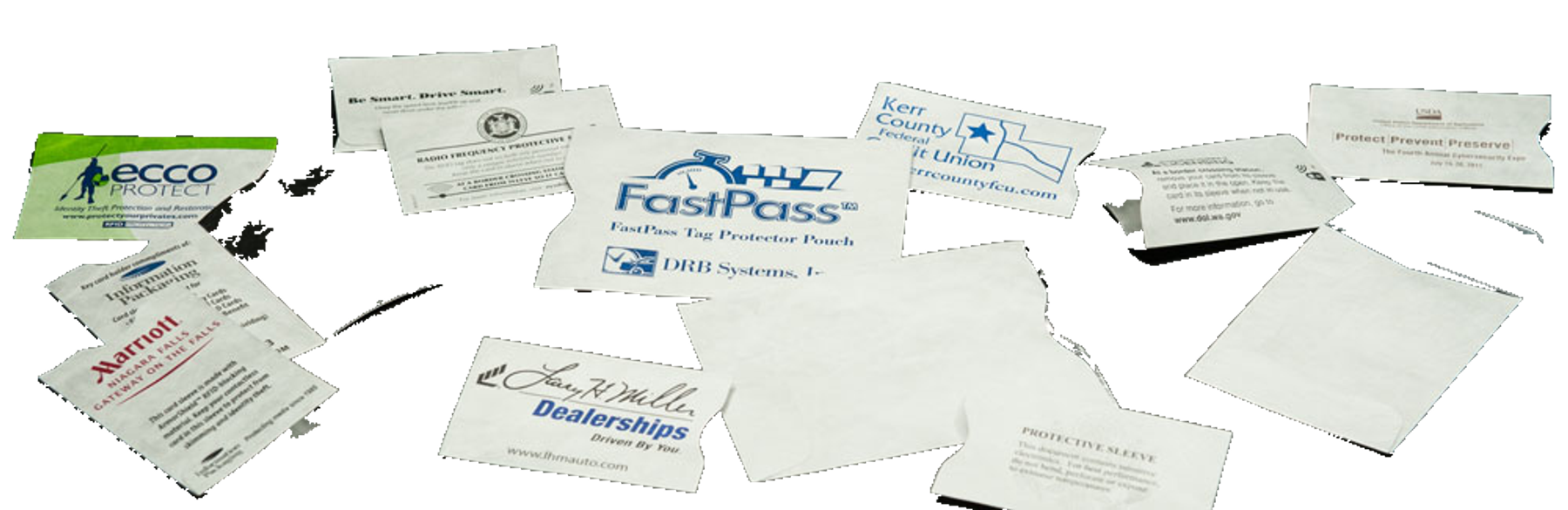 RFID-blocking sleeves and protective envelopes manufactured by IPC